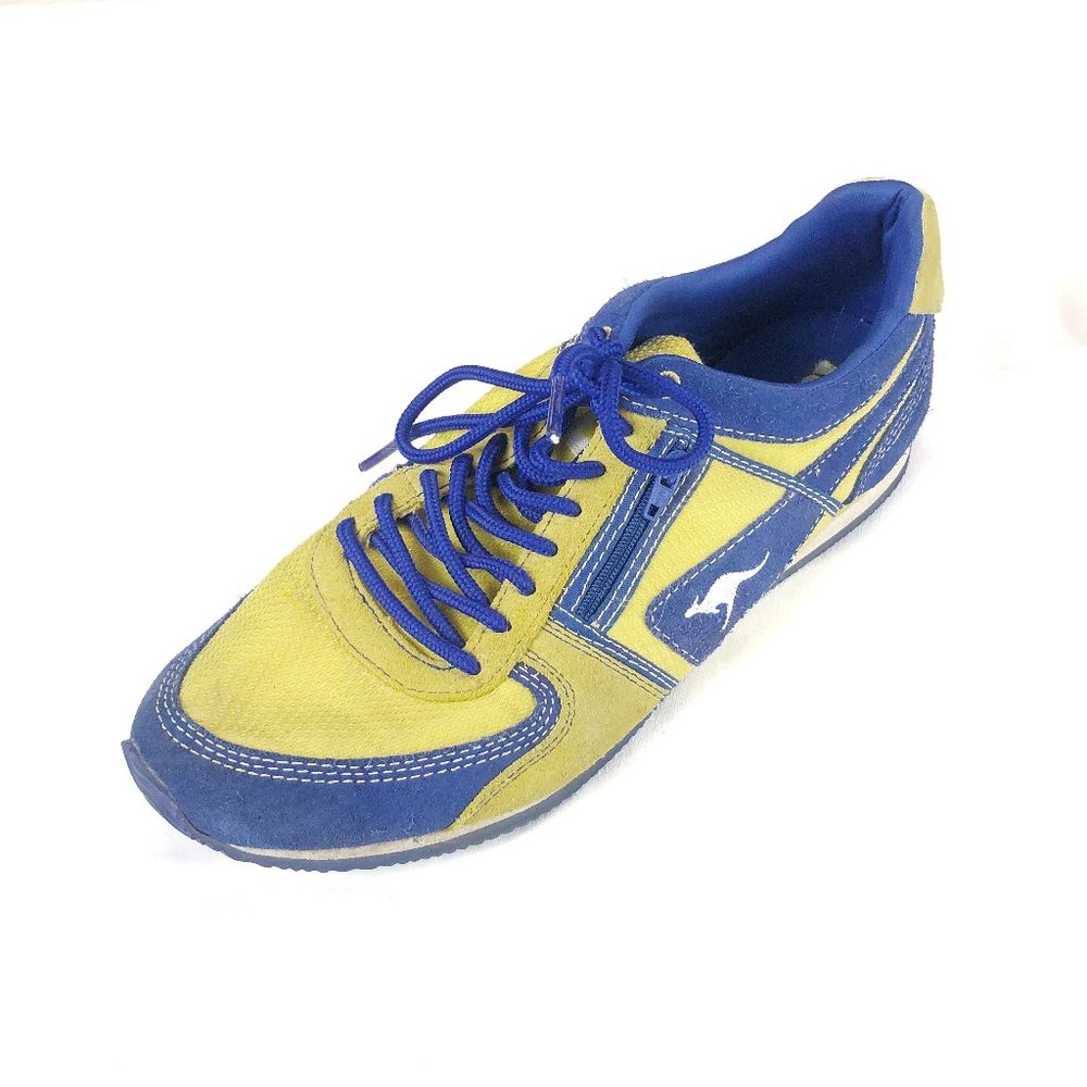 Kangaroos Magnolia 8.5 Tennis Shoe Blue/Yellow